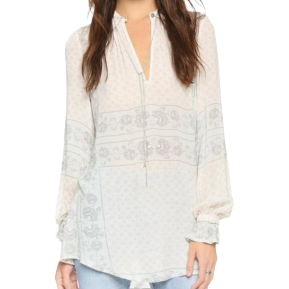 Free People Changing times floral tunic top - Picture 5 of 14